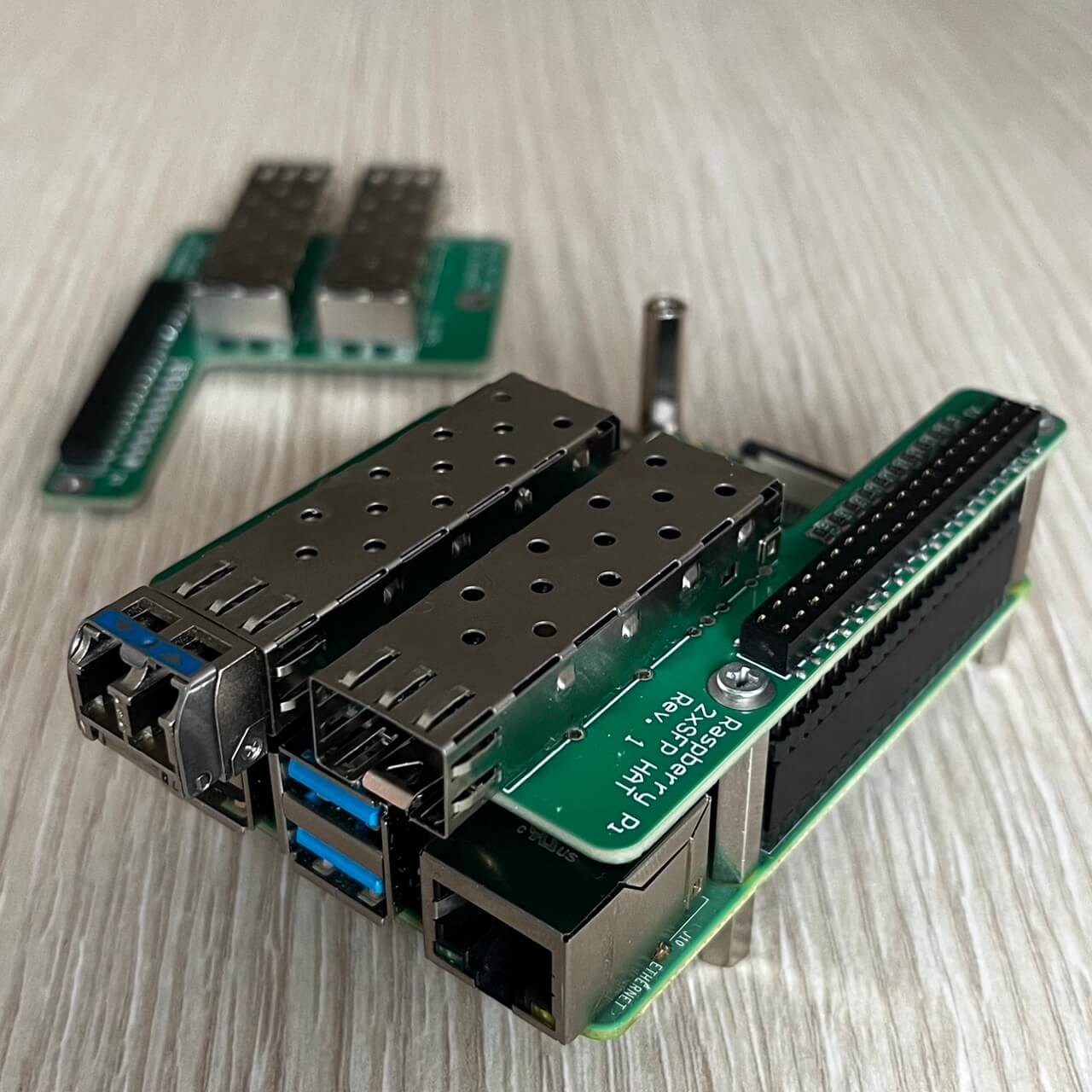 SFP + Raspberry Pi